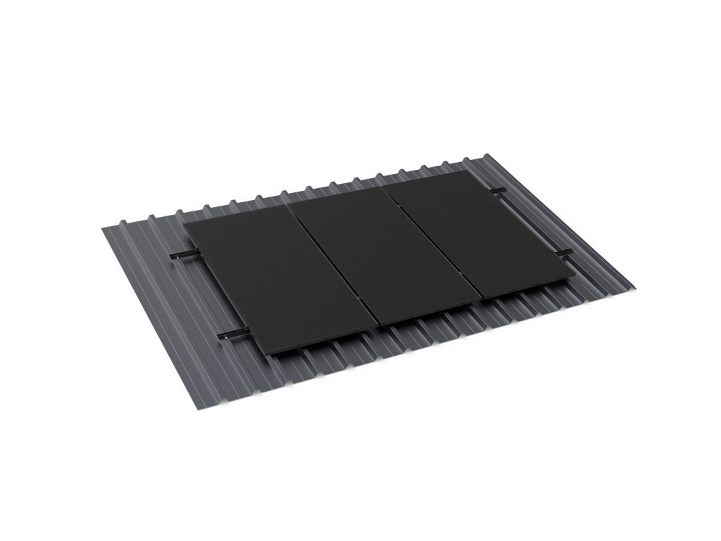 Montageschiene Trapezblech lang 380mm mit EPDM