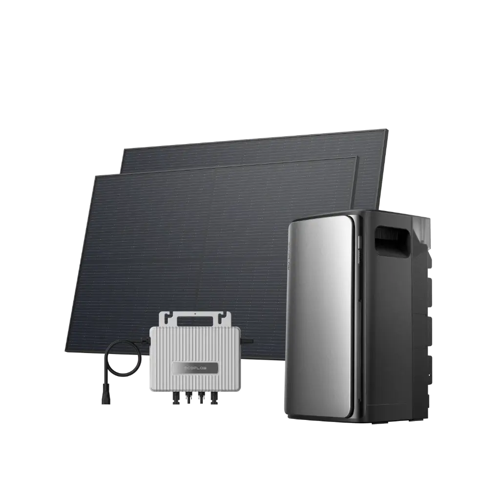 Set # EcoFlow Mikrowechselrichter 800W, STREAM AC Pro 1,92kWh Speicher, 2 x 455W Sunpro Module