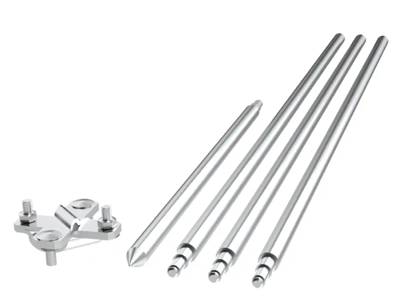 Set # Tiefenerder 5m Komplettset mit Anschlussklemme V4A