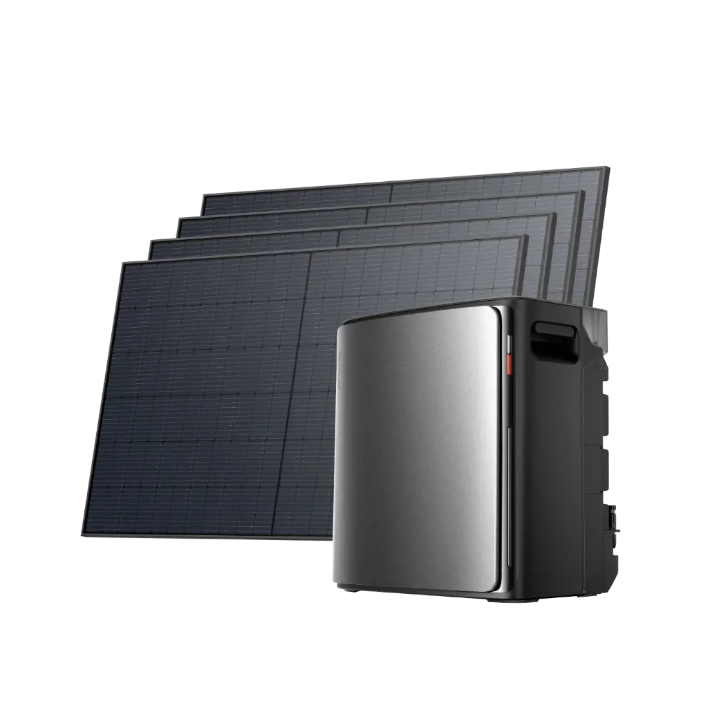 SET # Ecoflow Stream Ultra X 2kWp BKW-Set (2kW Wechselrichter mit 3,84 kWh Speicher +  4 x 500W Module)