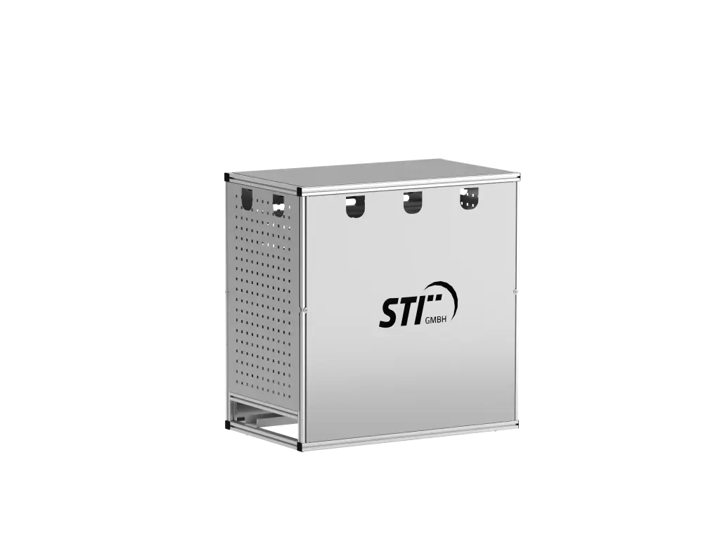 WRU Wechselrichterunterstand, Wand