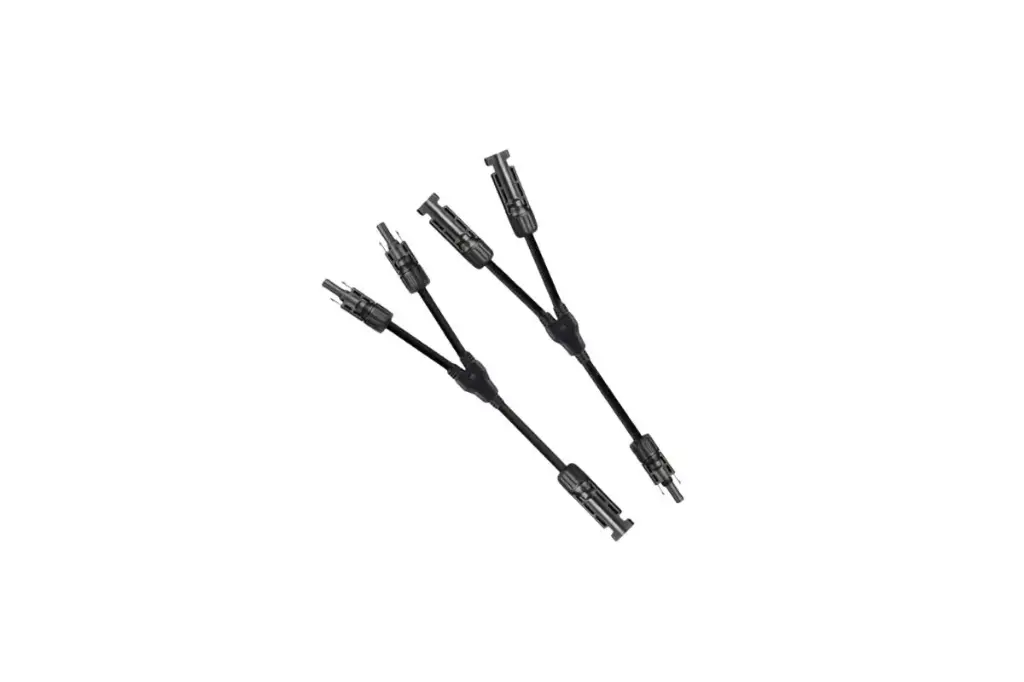 Y-Abzweigsolarkabel Stecker / Verteiler 6mm² MC4 für Parallelschaltung