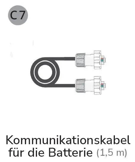 EcoFlow (C7P) Kommunikationskabel Batterie 1,5m Junction Box PLUS