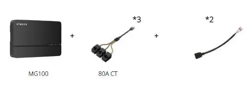 ATMOCE MA-ESS-Kit-T 3-phasig, bestehend aus: 1x MG100 + diverse