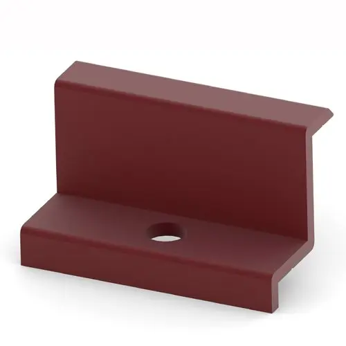 FuturaSun Endklemme 30mm Silk® Nova rot # ohne Schraube 
