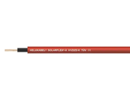 Solarkabel HELUKABEL Solarflex H1Z2Z2-K 6,0 mm² 100m rot 
