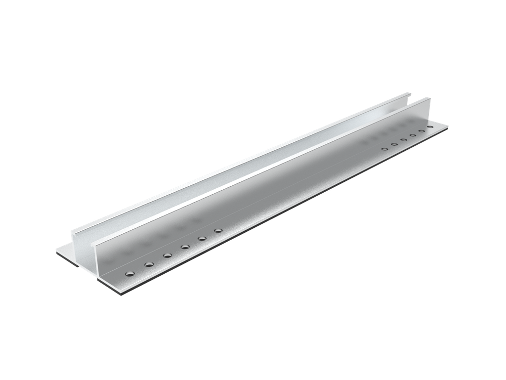 Montageschiene Trapezblech lang 380mm mit EPDM