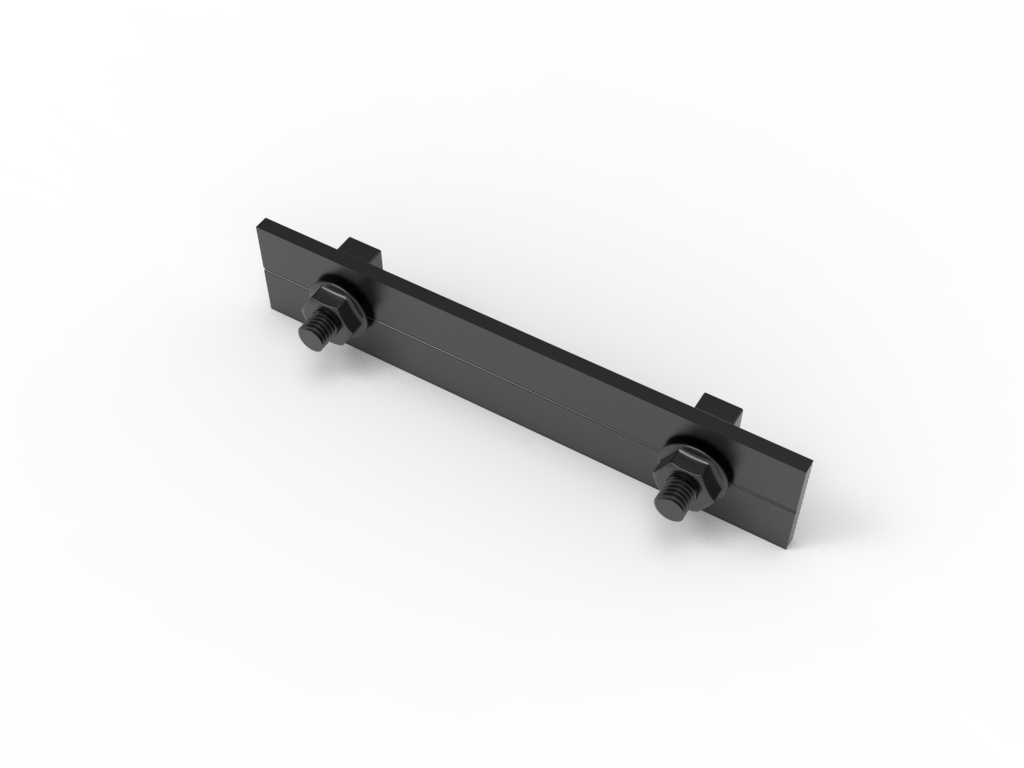 Ost/West Aufsteller SCHWARZ |  150mm Verbinder