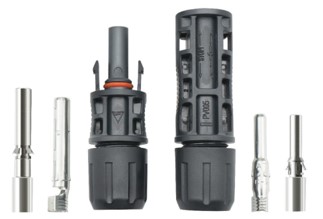 MC4 Kupplungs-Paar 6mm² 1500V (1*Stecker+1*Kupplung)