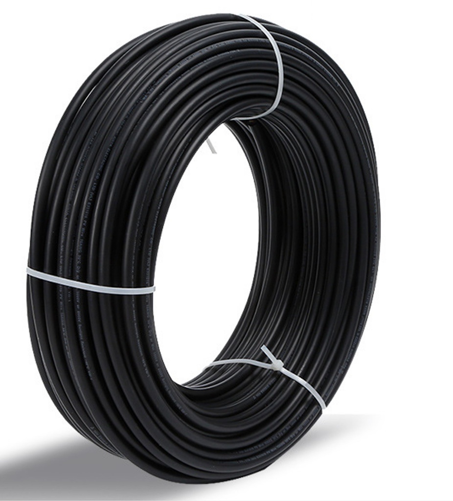 6mm² Solarkabel H1Z2Z2-K Schwarz 100m