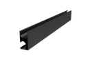 Profil L-Schiene 2400mm SCHWARZ verstärkt