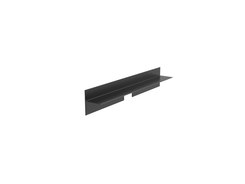 Ballasthalterung SCHWARZ für Aufsteller (Aluminium)