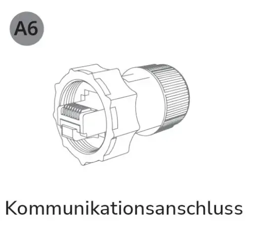 [630001] EcoFlow (A6) Kommunikationsanschluss Wechselrichter + Junction Box