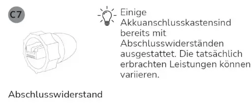 [630010] EcoFlow (C7) Abschlusswiderstand Junction Box  
