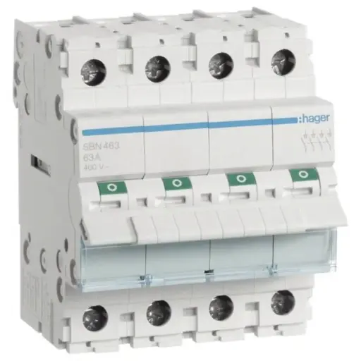 [790099] Hager Ausschalter 4-polig 63A  SBN463