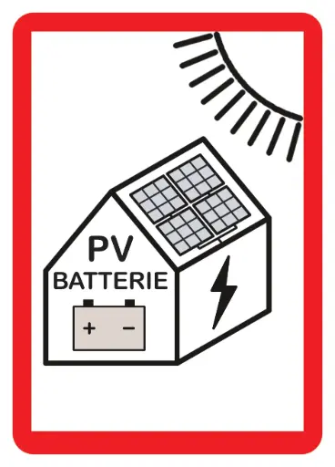 [620106] Sticker Zählerschrank PV/Batterie - 74 x 105 mm