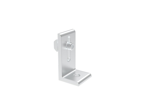 [760010] L-Fuß Adapter Aluminium mit Nutenstein