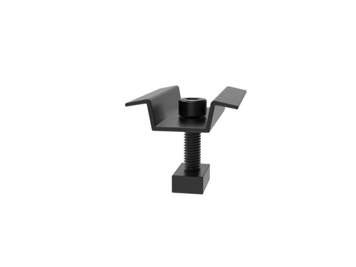 [760081] Ost/West Süd Aufsteller SCHWARZ |  Mittelklemme 60mm