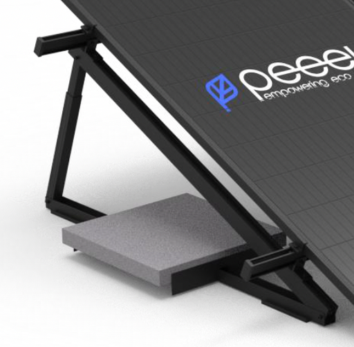 [760056] SET # 15-25° Aufsteller + L-Verbindungswinkel # SCHWARZ # verstellbar 