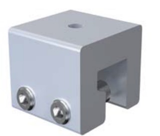 [760051] L-Stehfalz Klemme + M8x20