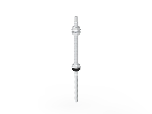 [760098] Stockschraube Edelstahl M10  300mm mit EPDM Abdichtung (inkl. 3*Sperrzahnmuttern)
